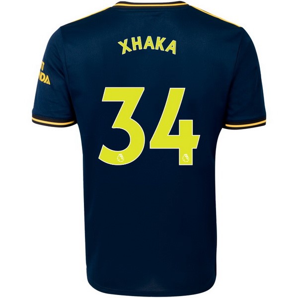 Camiseta Arsenal NO.34 Xhaka 3ª Kit 2019 2020 Azul